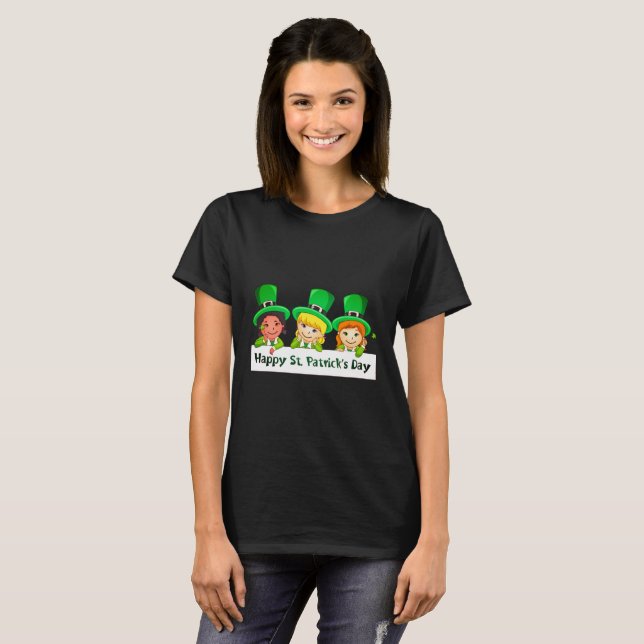 T-shirt Filles de la Saint-Pattys (Devant entier)