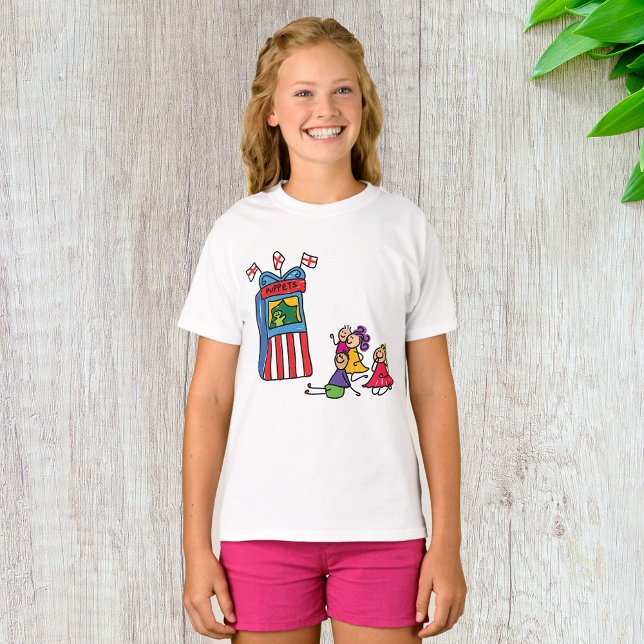 T-shirt Filles de marionnettes (Créateur téléchargé)