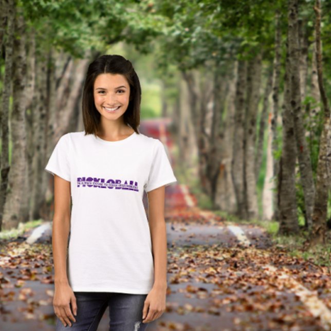 T-shirt Filles de Pickleball drôle slogan violet (Créateur téléchargé)