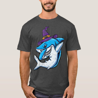 T-shirt Filles de requins sorciers Halloween