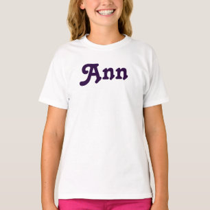 T-shirt Filles de vêtements Ann