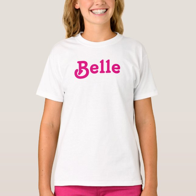 T-shirt Filles de vêtements Belle (Devant)