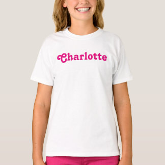 T-shirt Filles de vêtements Charlotte