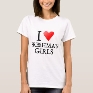 T-shirt Filles d'étudiant de première année du coeur I