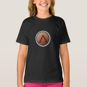 T-shirt filles du Bouclier spartiate