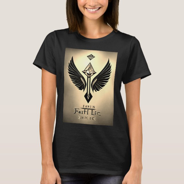 T-shirt Filles du Ciel : Soar with Bold Elegance (Devant)