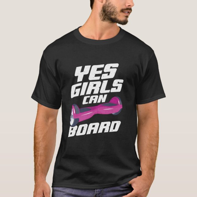 T-shirt Filles en Hoverboard Amoureuse de Hoverboard Hover (Devant)