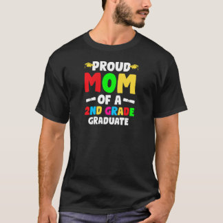 T-shirt Filles Fier Maman D'Une 2e Année D'Études Secondai