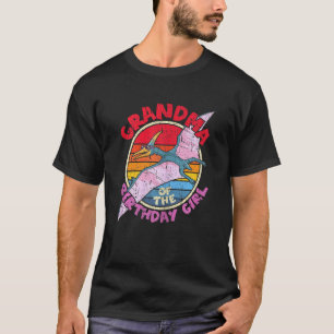 T-shirt Filles Fille Anniversaire I Grand-mère I Pterodact