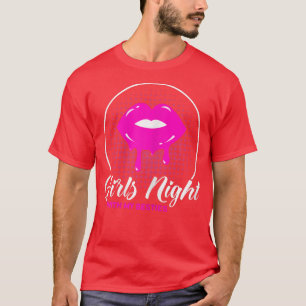 T-shirt Filles Filles Nuit avec My Besties Party Group Pub
