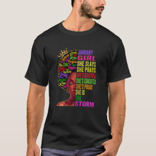 T-shirt Filles Janvier Fille Elle Sort & Prays Janvier Bir