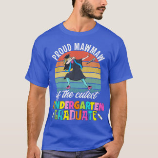 T-shirt Filles Jardin d'enfants Graduation Fière Mawmaw Da