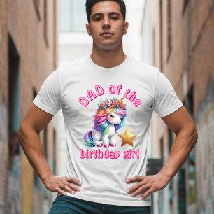 T-shirt Filles magiques licorne pailletée âge anniversaire