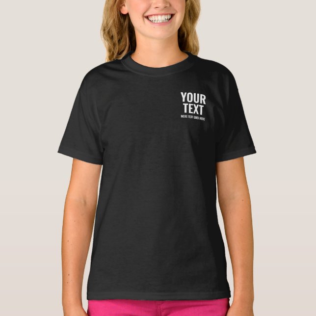T-shirt Filles Modèles modernes personnalisées Meilleur No (Devant)