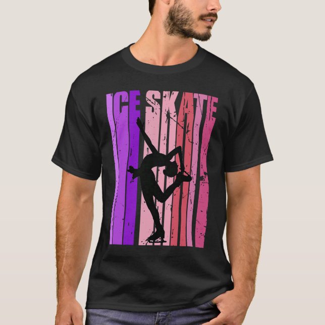 T-shirt Filles Patinage sur glace Anniversaire Thème Danci (Devant)