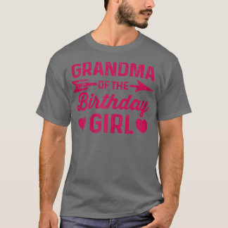 T-shirt Filles Petite-fille Anniversaire Grand-mère Annive