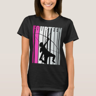 T-shirt Filles Pinky Archer 14e Anniversaire Archer de la