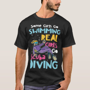 T-shirt Filles Plongeuses Certaines Vont Nager De Véritabl