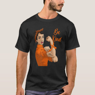 T-shirt Filles Rosie Le Riveter Kindness Be Kind Strong W