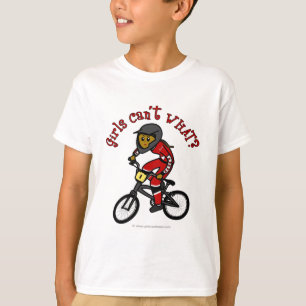 T-shirt Filles rouges foncées BMX