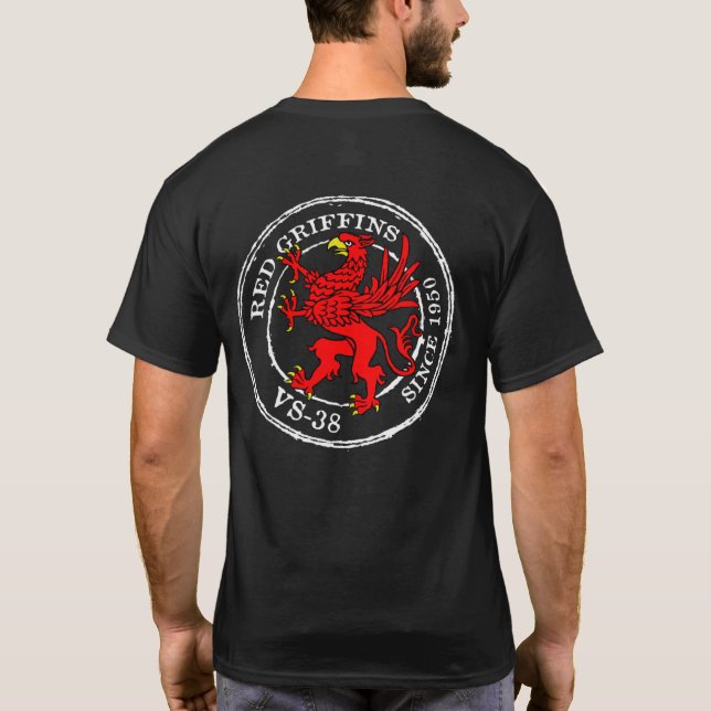 T-SHIRT FILLES ROUGES VS-38 DEPUIS 1950 (Dos)
