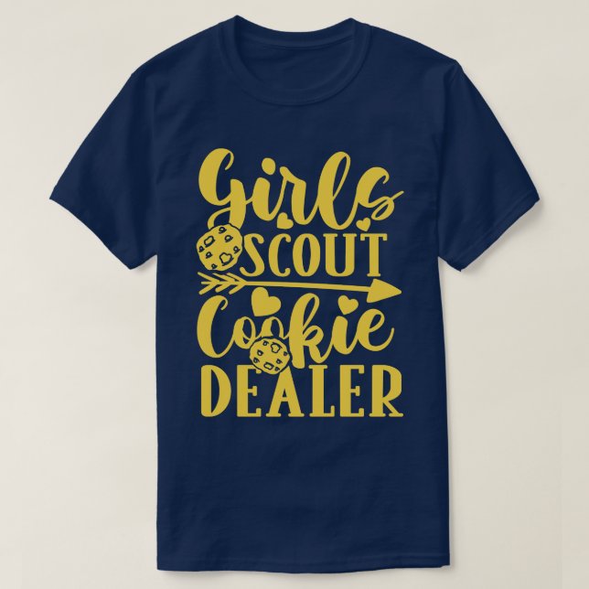 T-shirt Filles Scout Concessionnaire de cookies (Design devant)