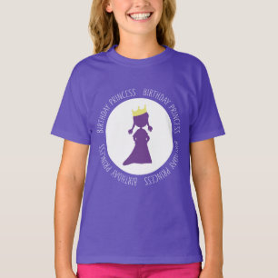 T-shirt Filles Silhouette Purple
