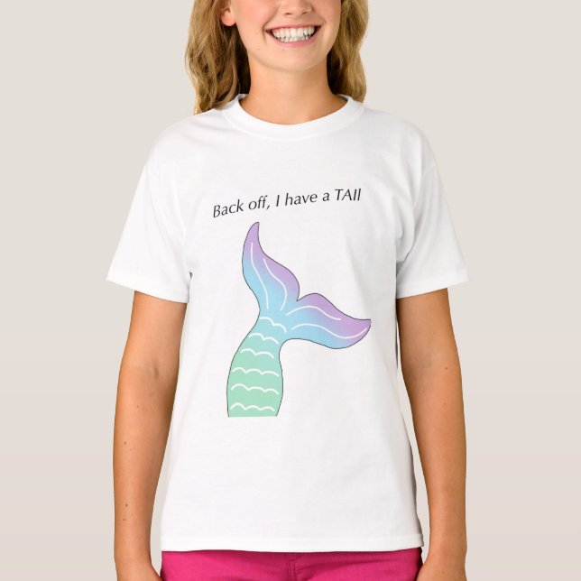 T-shirt Filles Sirène (Devant)