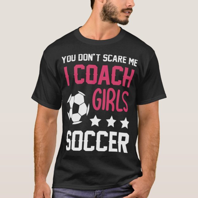 T-shirt Filles Soccer Coaching Cadeau Soccer but (Devant)