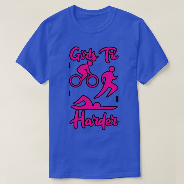 T-shirt Filles Tri Harder 4 (Design devant)
