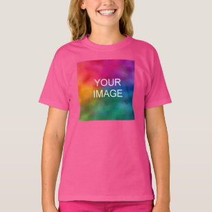 T-shirt Filles Vêtements Ajouter Image Wow Modèle rose Enf