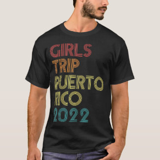 T-shirt Filles Voyage 2022 Porto Rico Vacation Matching Vi