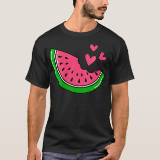T-shirt Filles Watermelon Slice Melon Summer Vacances Seas