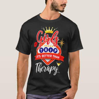 T-shirt Filles Week-End Vacances Les Filles Voyagent Mieux