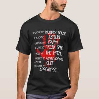 T-shirt film américain histoire d'horreur halloween