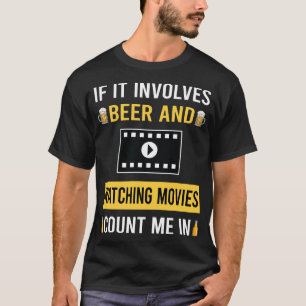 T-shirt Film de bière et de cinéma