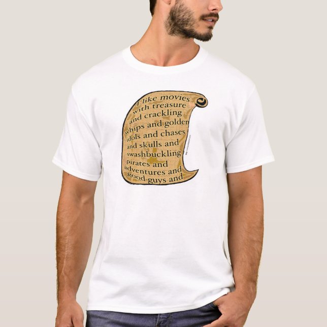 T-shirt Film d'été Fun Cinema Love Slogan (Devant)