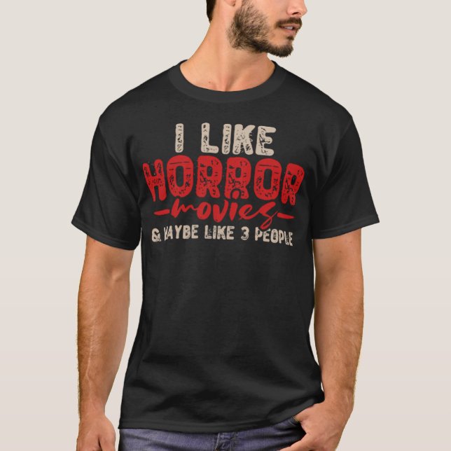 T-shirt Film d'horreur (Devant)