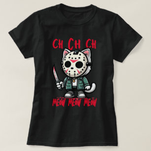 T-shirt Film d'horreur de chats vintage Halloween