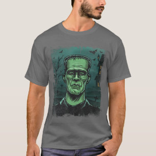 T-shirt Film d'horreur de monstre d'Halloween famille Fran