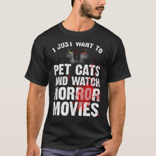 T-shirt Film d'horreur drôle pour hommes femmes amateur de