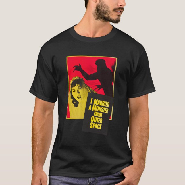 T-shirt Film d'horreur monstre d'Halloween (Devant)