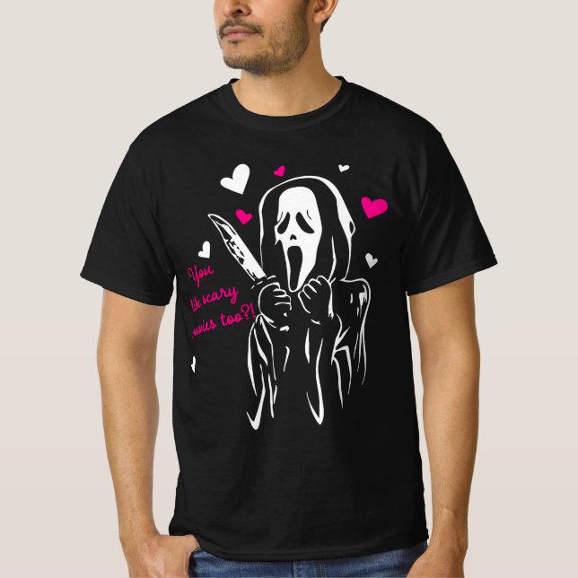 T-shirt film ghostface (Devant)