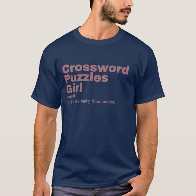 T-shirt Film Girl - Mot-de-passe Puzzles (Devant)
