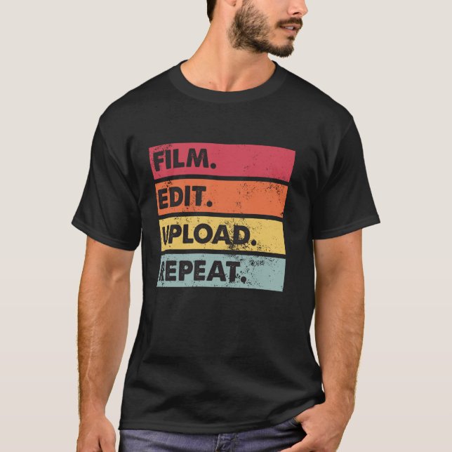 T-shirt Film Modifier Télécharger Répéter Film Fabrication (Devant)