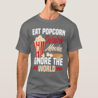 T-shirt Film Popcorn amis du cinéma