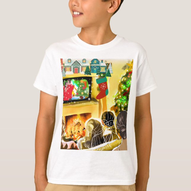T-shirt Films de Noël (Devant)