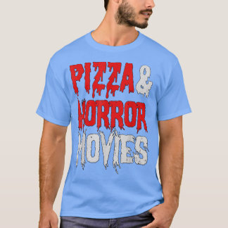 T-shirt Films De Pizza Et D'Horreur - Pizza Horror Lover 1