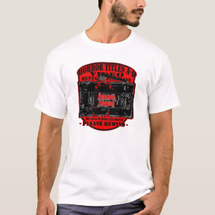 T-shirt Films d'horreur - Titres d'horreur V.H.S A-D Style