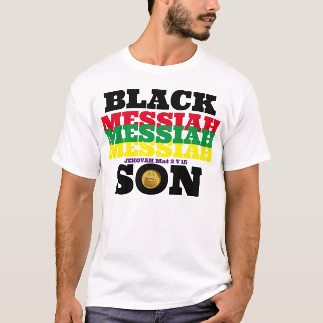T-shirt FILS BLACK MESSIAH (Devant)